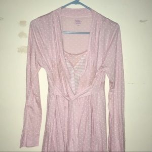 Motherhood Maternity Nursing Nightgown/Robe